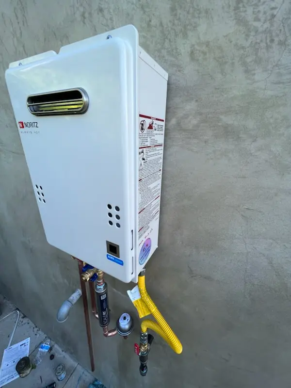 Tankless water heater installation for City Point homes